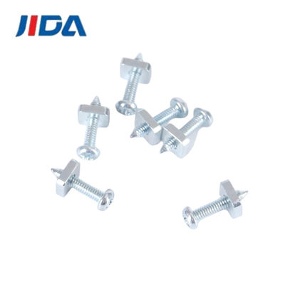 Zinco de C1008 M2x10mm Pan Head Hex Adjustment Screws chapeado