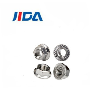 A2-70 A4-70 zincam Din6923 de aço inoxidável encantam o costume da porca M10 M8 da flange