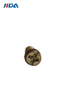 Combinação de bronze Phillips Machine Screws Round Tail entalhado M3.5x6.6mm