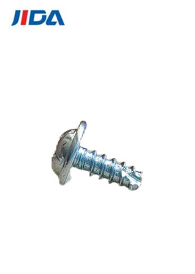 Zinco branco azul de batida do parafuso de máquina ST3x8 de Allen Flat Pan Head Self