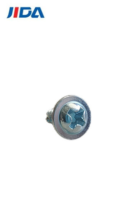 Zinco branco azul de batida do parafuso de máquina ST3x8 de Allen Flat Pan Head Self