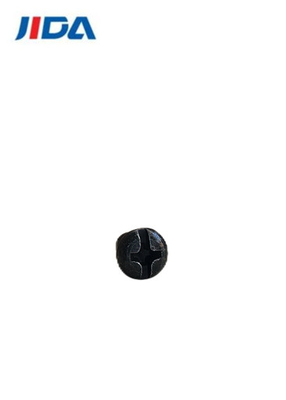Zinco preto Pan Head Cross Compound Grooved Phillips Machine Screws M5 x 6.4mm