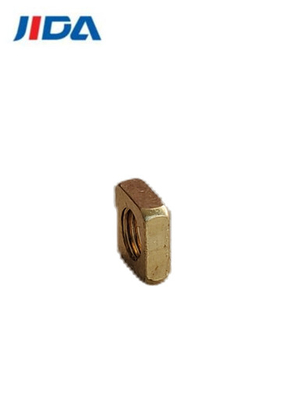 Porca de acoplamento sem chumbo 1.5mm×4.6mm do M3 da porca de parafuso do cobre do quadrado de IATF 16949