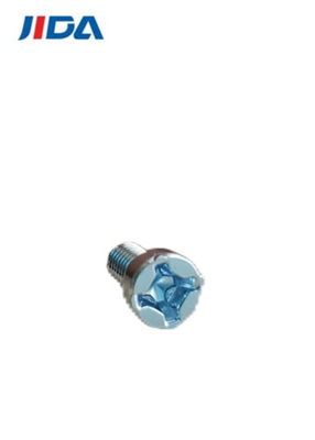 6.5mm Pan Head Threaded M3 Phillips Screw Zinc Plated